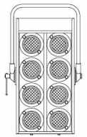 Par 36 Spot Bank 8 - Lite Unit