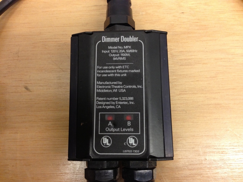Used Dimmer Doubler by Electronic Theatre Controls Item 33492