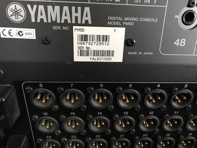 Used PM5D by Yamaha - Item# 47889